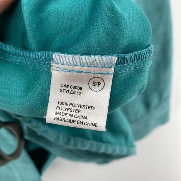 Cache Creek Blouse Women’s Small Green Button Up Shirt Long Sleeved - Picture 3 of 7